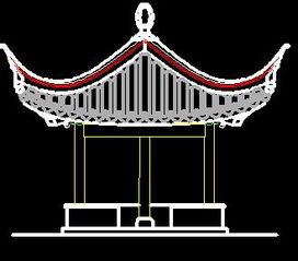 三角亭園林古建筑施工圖紙免費下載 園林古建